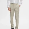 Bukser>SELECTED 175 SLIM-FIT BUKSER Beige