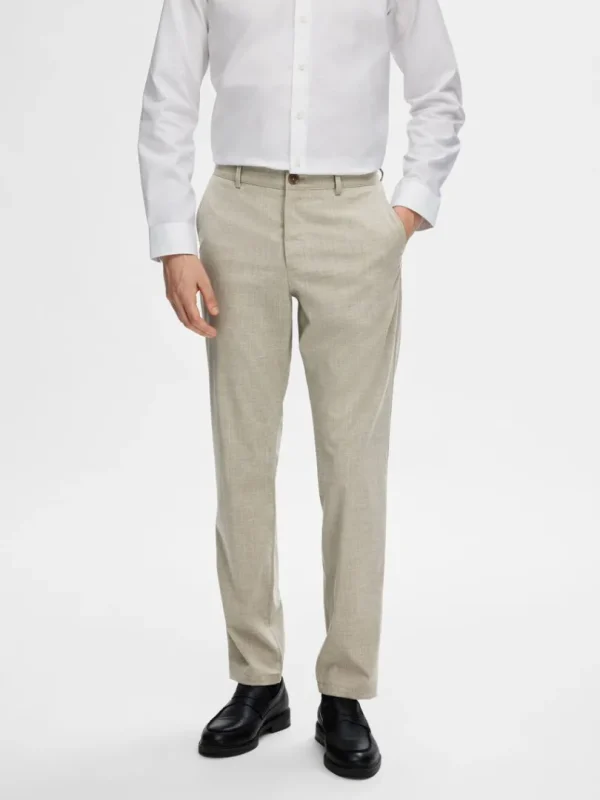 Bukser>SELECTED 175 SLIM-FIT BUKSER Beige