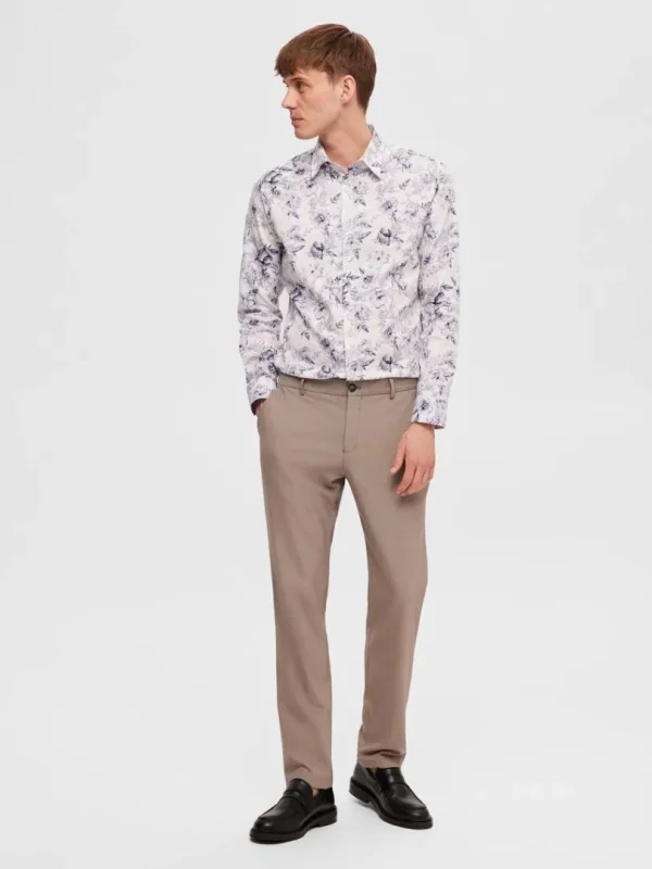 Bukser>SELECTED 175 SLIM-FIT BUKSER Beige