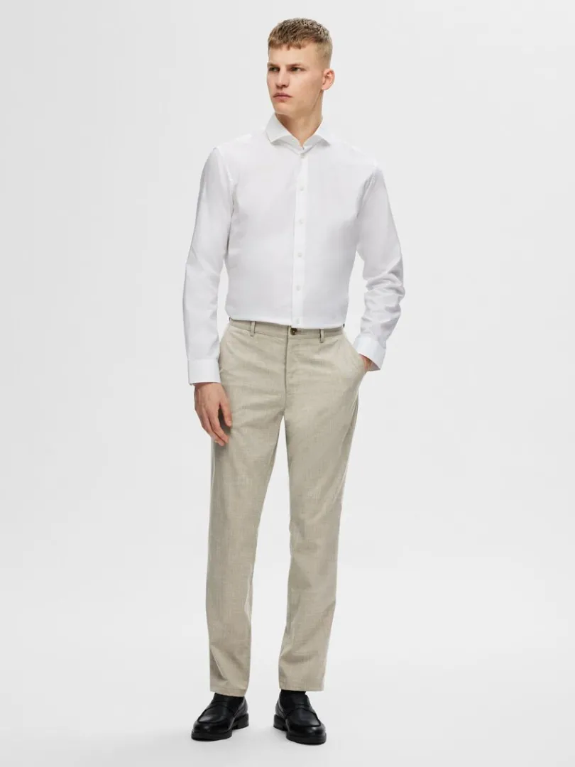 slimfit_bukser_2-4.webp Bukser>SELECTED 175 SLIM-FIT BUKSER Beige