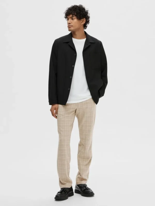 Bukser>SELECTED 175 SLIM-FIT BUKSER Beige