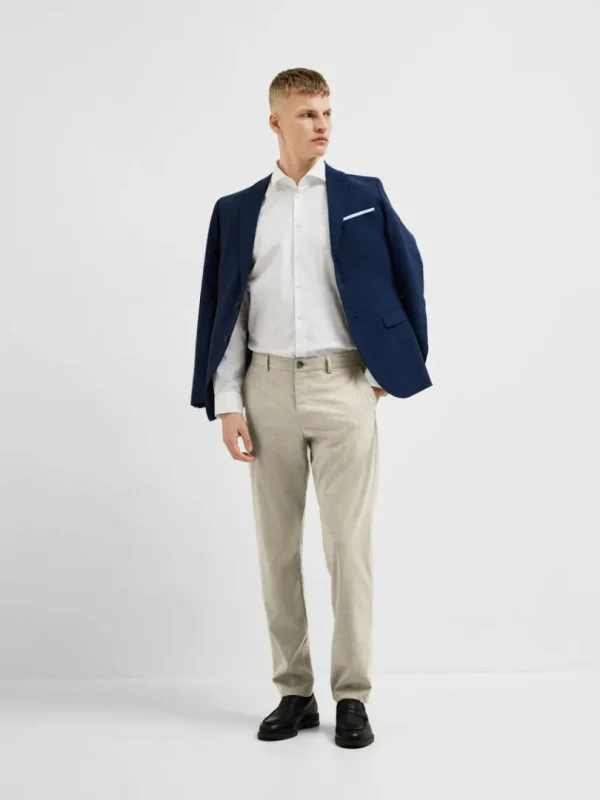 Bukser>SELECTED 175 SLIM-FIT BUKSER Beige