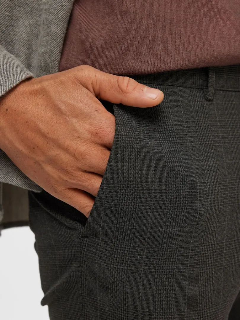 slimfit_bukser_4-7.webp Bukser | Jakkesæt & Blazers>SELECTED 175 SLIM-FIT BUKSER Grey