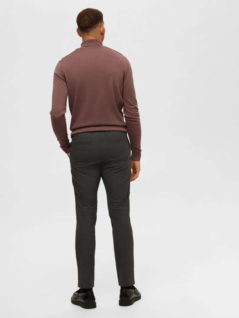 slimfit_bukser_5-7.webp Bukser | Jakkesæt & Blazers>SELECTED 175 SLIM-FIT BUKSER Grey