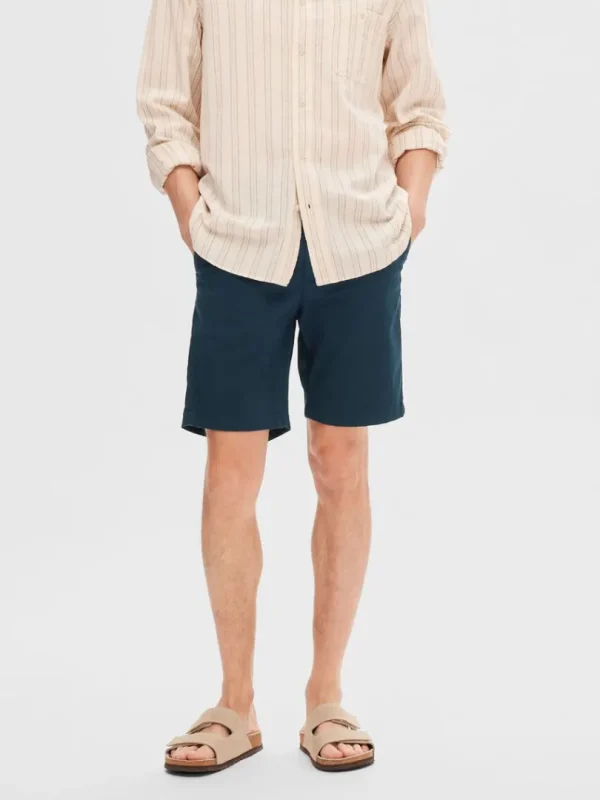 Shorts>SELECTED SLIM-FIT CHINOSHORTS Blue