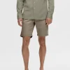 Shorts>SELECTED SLIM-FIT CHINOSHORTS Brown