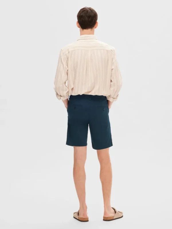 Shorts>SELECTED SLIM-FIT CHINOSHORTS Blue