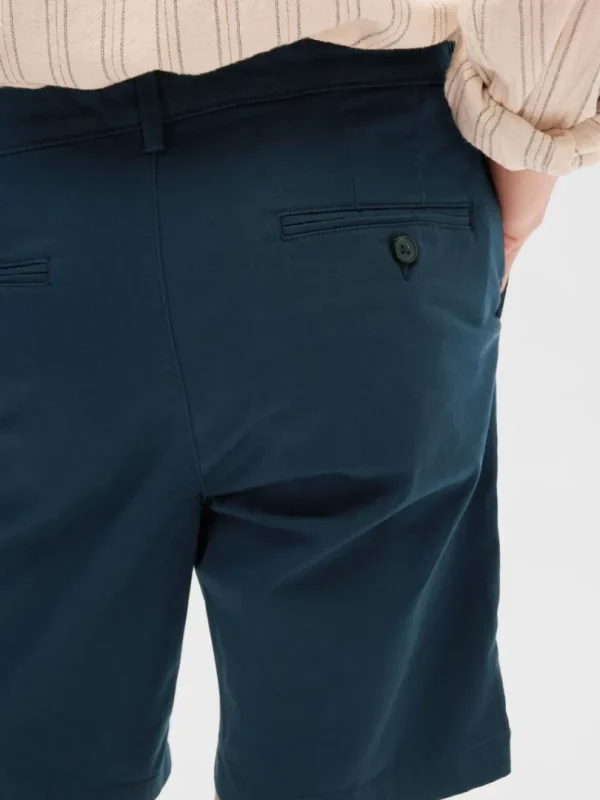 Shorts>SELECTED SLIM-FIT CHINOSHORTS Blue