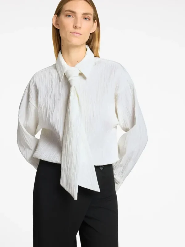 Skjorter>SELECTED SLØJFE SKJORTE White