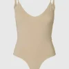 Toppe Og Bluser>SELECTED SØMLØS SHAPEWEAR BODYSUIT Brown