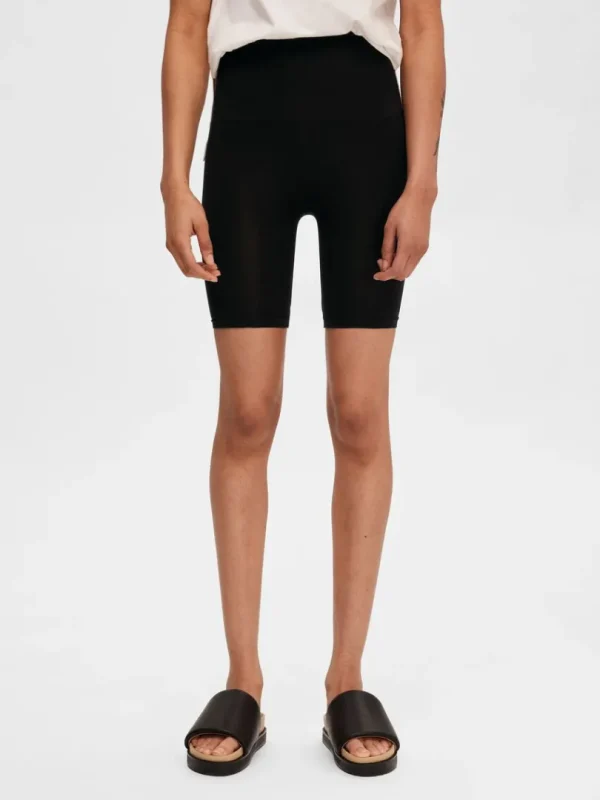 Shorts>SELECTED SØMLØS SHAPEWEAR SHORTS Black