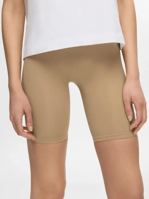 Shorts>SELECTED SØMLØS SHAPEWEAR SHORTS Beige