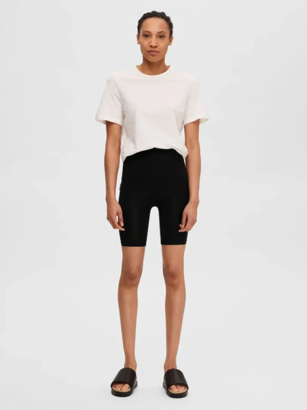 Shorts>SELECTED SØMLØS SHAPEWEAR SHORTS Black