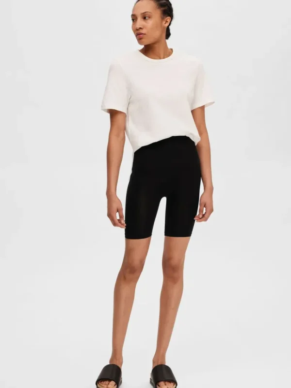 Shorts>SELECTED SØMLØS SHAPEWEAR SHORTS Black