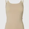 Toppe Og Bluser>SELECTED SØMLØS SHAPEWEAR TOP Brown