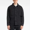 Overtøj | Skjorter>SELECTED SORT DENIM OVERSHIRT Black