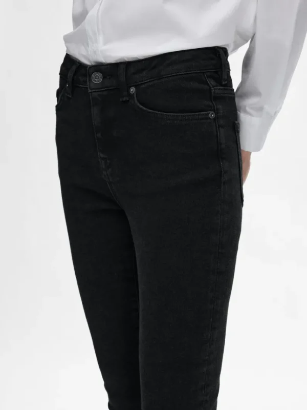 Jeans>SELECTED SORT SKINNY FIT JEANS Black