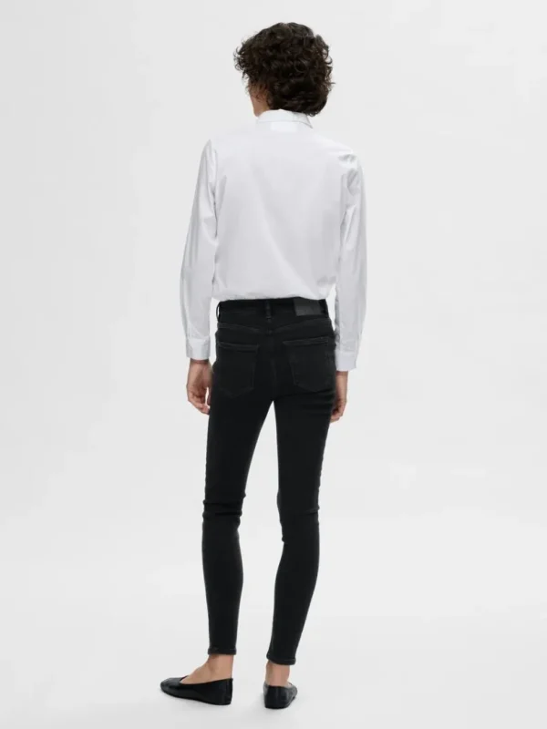 Jeans>SELECTED SORT SKINNY FIT JEANS Black