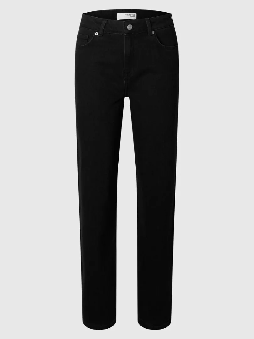 sort_straight_fit_jeans_5.webp Jeans>SELECTED SORT STRAIGHT FIT JEANS Black