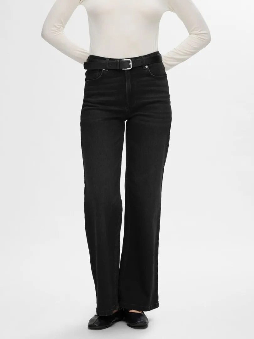 sort_wide_fit_jeans_0.webp Jeans>SELECTED SORT WIDE FIT JEANS Black