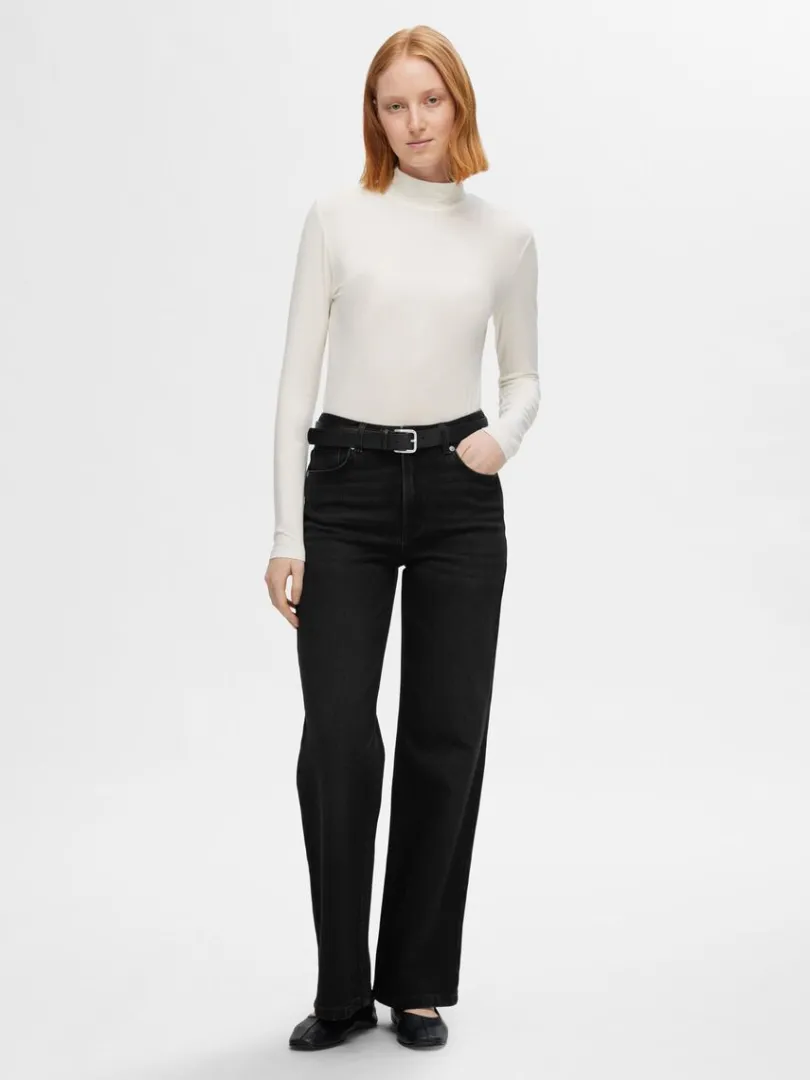 sort_wide_fit_jeans_1.webp Jeans>SELECTED SORT WIDE FIT JEANS Black