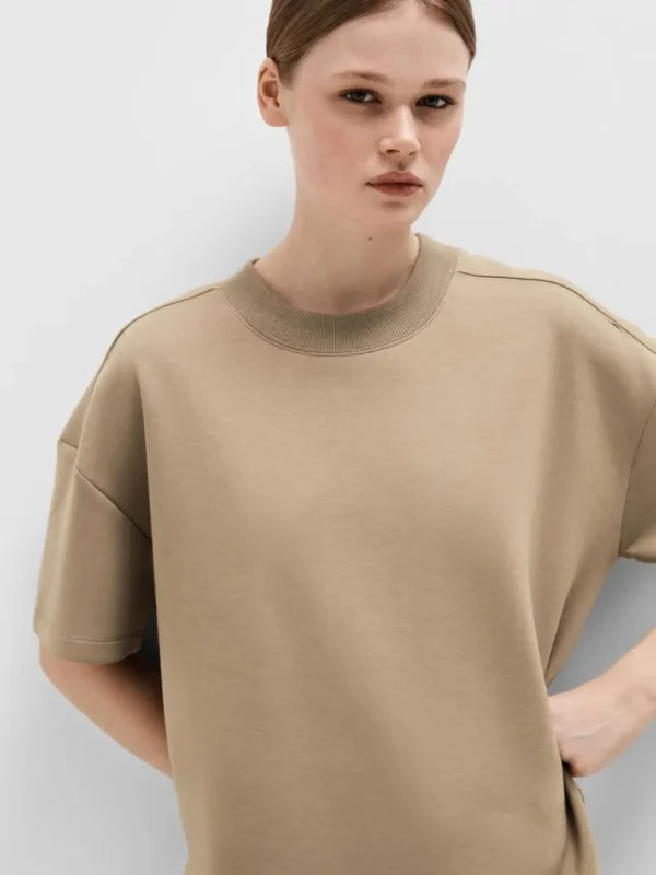 T-shirts>SELECTED STÅKRAVE T-SHIRT Brown