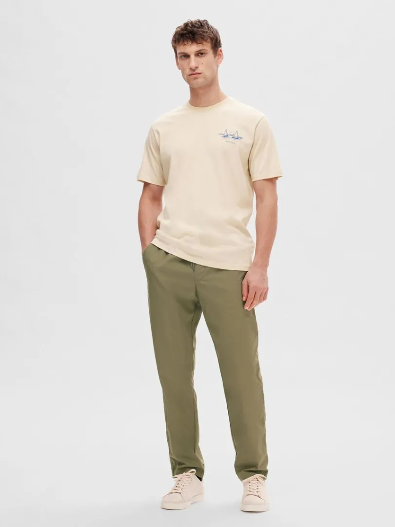 straight_fit_bomuld_buks_2.webp Bukser>SELECTED 196 STRAIGHT FIT BOMULD BUKSER Green