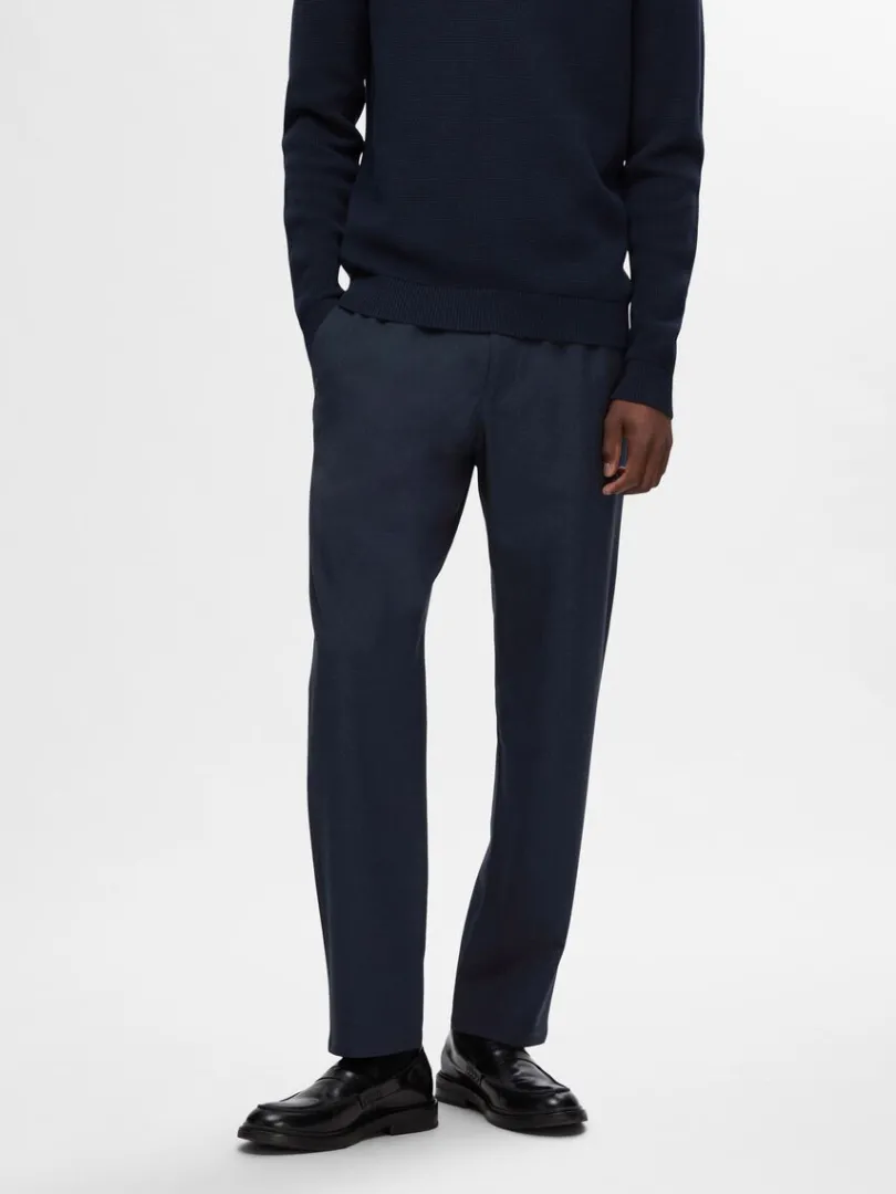 straight_fit_bukser_0-4.webp Bukser>SELECTED 196 STRAIGHT FIT BUKSER Blue