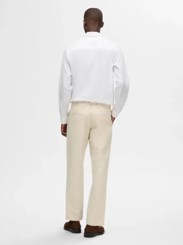 Bukser | Jakkesæt & Blazers>SELECTED STRAIGHT FIT BUKSER Beige
