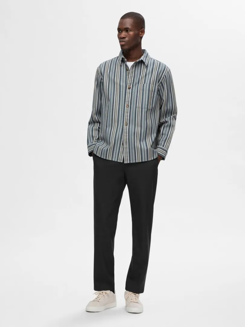straight_fit_bukser_2-5.webp Bukser>SELECTED 196 STRAIGHT FIT BUKSER Black