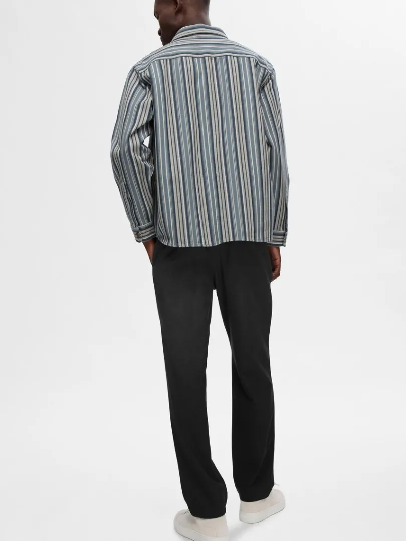 straight_fit_bukser_3-5.webp Bukser>SELECTED 196 STRAIGHT FIT BUKSER Black
