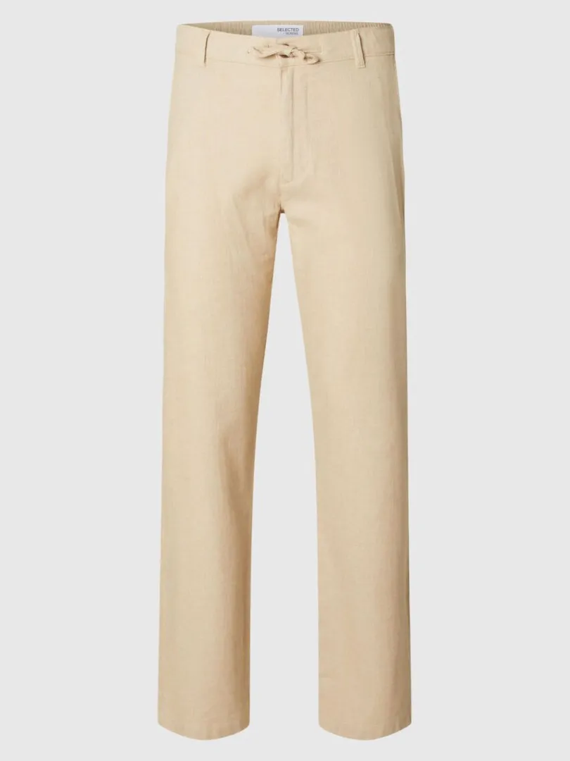 straight_fit_bukser_4-4.webp Bukser>SELECTED STRAIGHT FIT BUKSER Beige