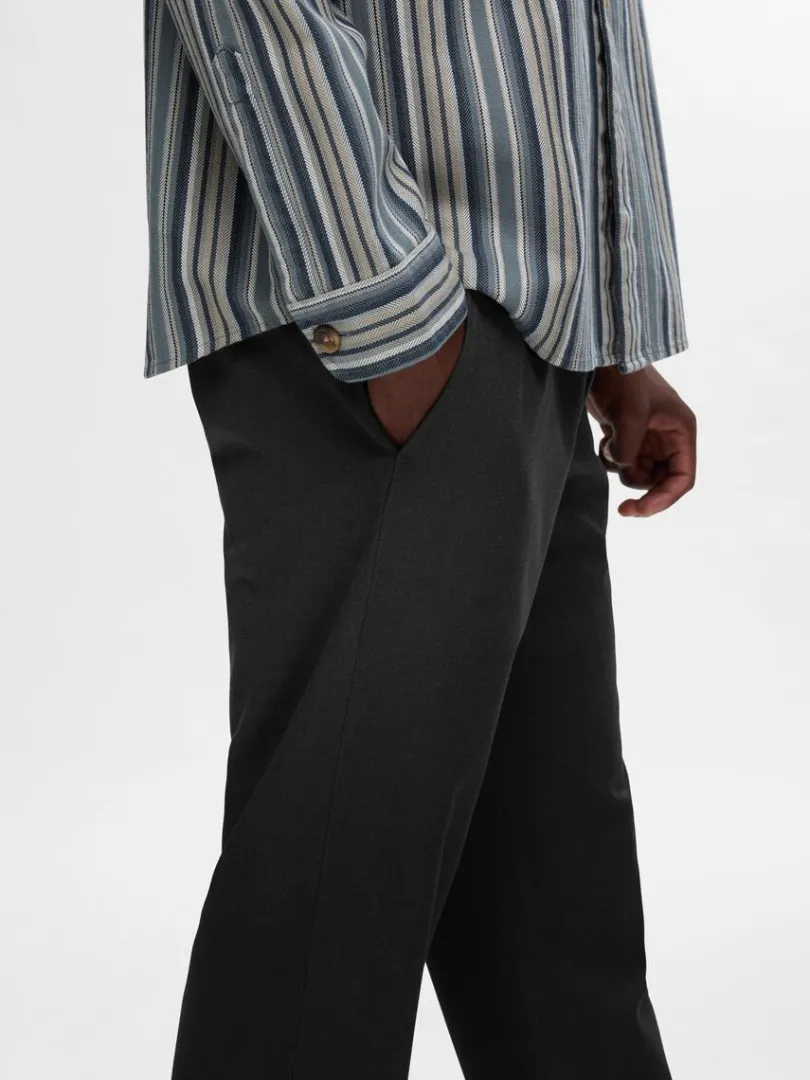 straight_fit_bukser_5-4.webp Bukser>SELECTED 196 STRAIGHT FIT BUKSER Black