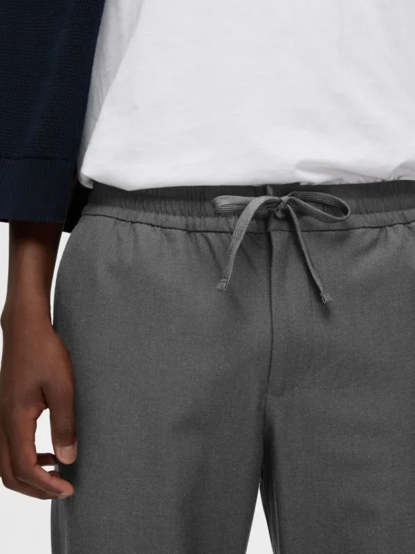 Bukser>SELECTED 196 STRAIGHT FIT BUKSER Grey