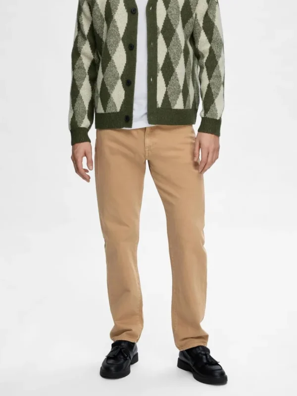 Jeans>SELECTED 196 STRAIGHT FIT JEANS Brown