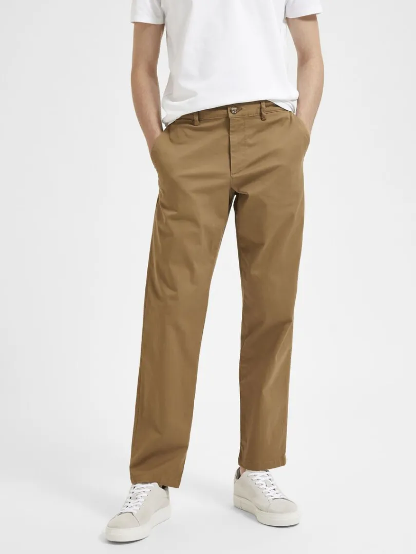 straight_flex_chinos_0-4.webp Bukser>SELECTED 196 STRAIGHT FLEX CHINOS Brown