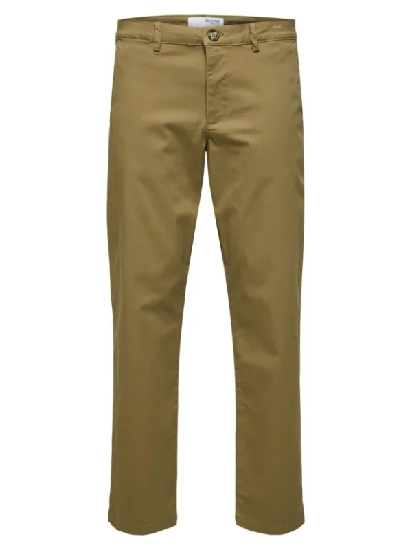 Bukser>SELECTED 196 STRAIGHT FLEX CHINOS Brown