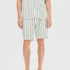 Shorts>SELECTED STRIBEDE SHORTS Green