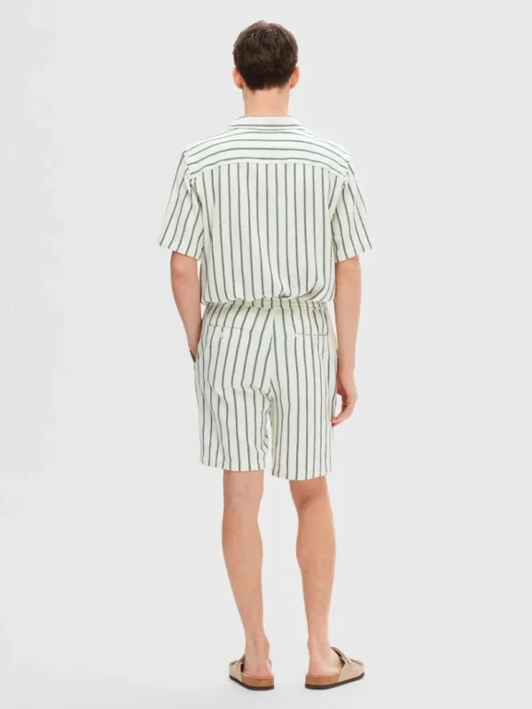 Shorts>SELECTED STRIBEDE SHORTS Green