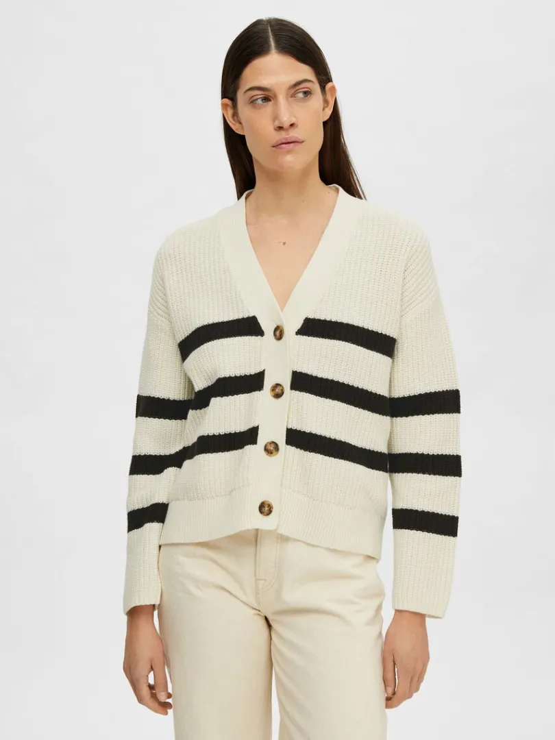 stribet_cardigan_0.webp Strik>SELECTED STRIBET CARDIGAN White