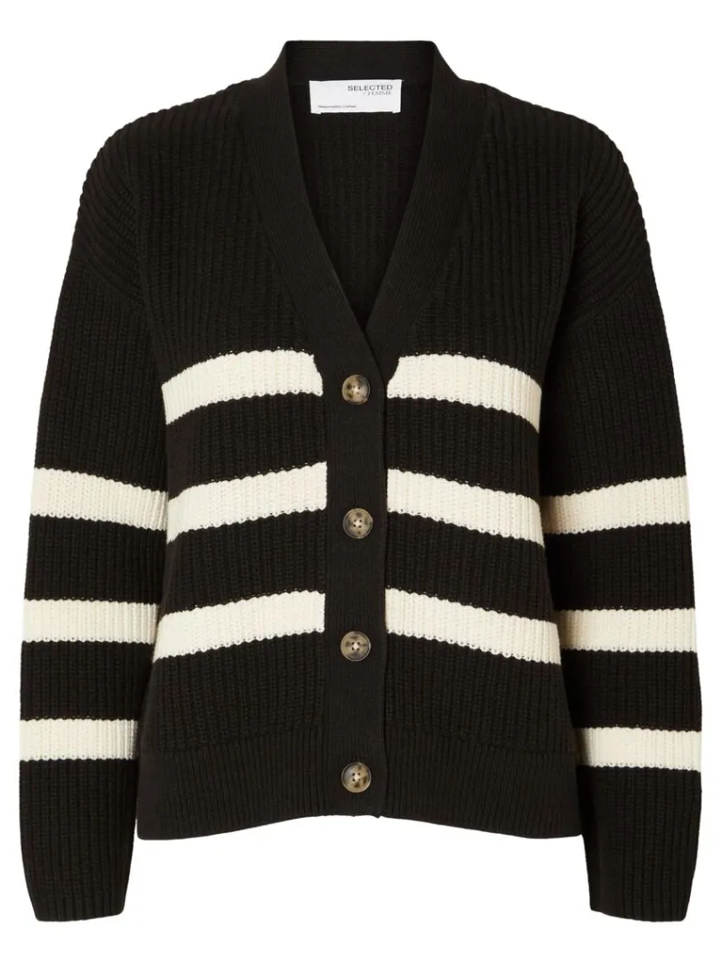 stribet_cardigan_5-1.webp Strik>SELECTED STRIBET CARDIGAN Black