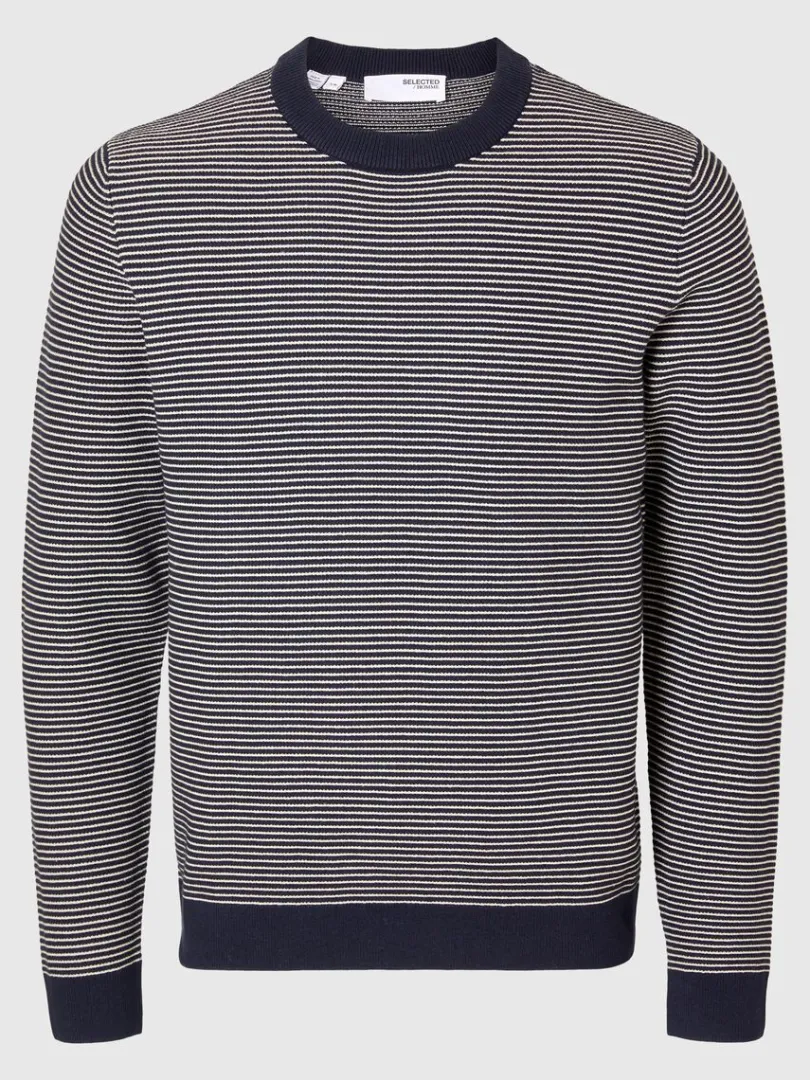 stribet_crewneck_striktrj_4-1.webp Strik>SELECTED STRIBET CREWNECK STRIKTRØJE Blue