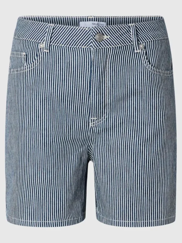 Shorts>SELECTED STRIBET DENIMSHORTS Blue