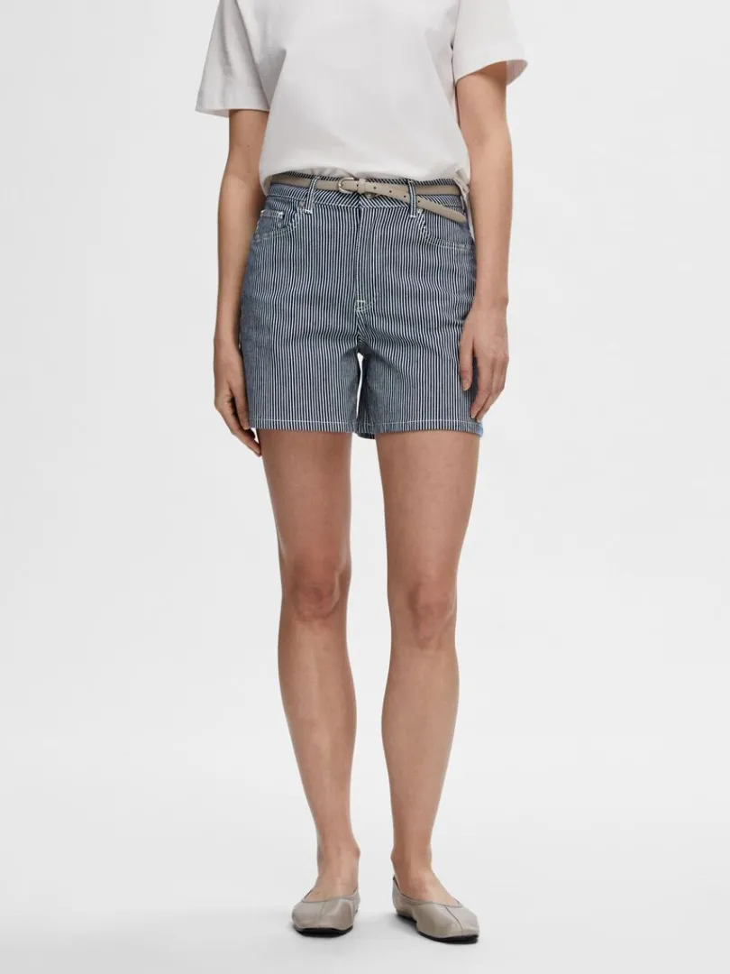 stribet_denimshorts_1.webp Shorts>SELECTED STRIBET DENIMSHORTS Blue