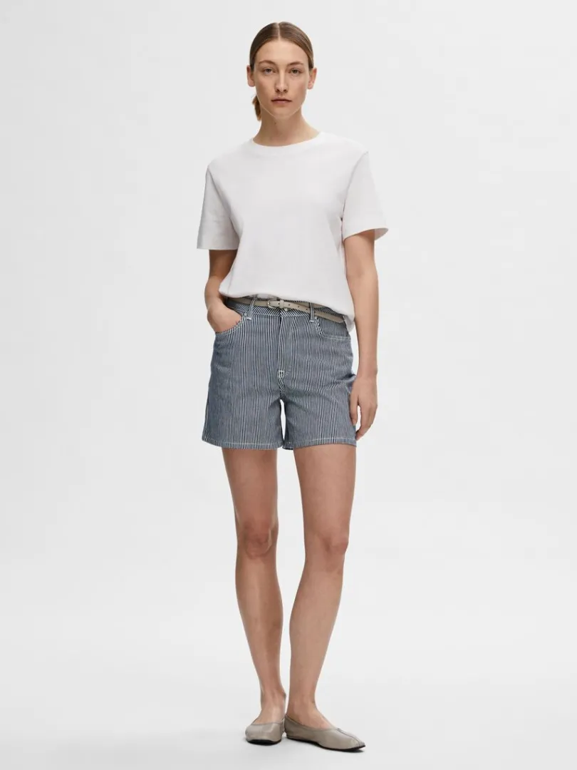 stribet_denimshorts_2.webp Shorts>SELECTED STRIBET DENIMSHORTS Blue