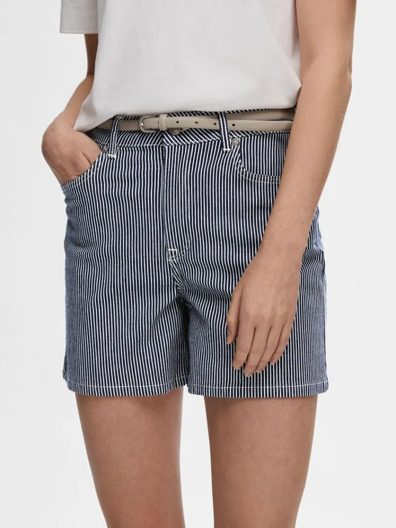 stribet_denimshorts_4.webp Shorts>SELECTED STRIBET DENIMSHORTS Blue