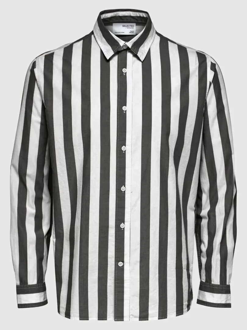 stribet_skjorte_4.webp Skjorter>SELECTED STRIBET SKJORTE Black