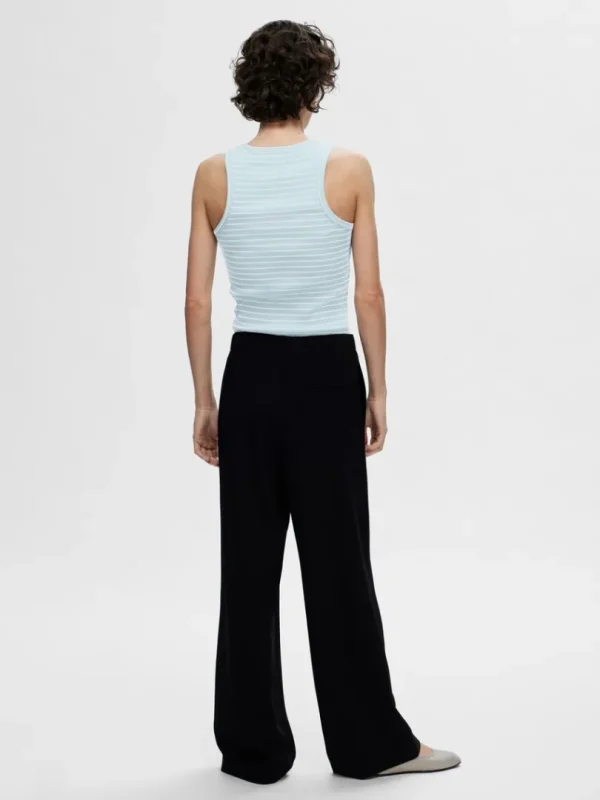 Toppe Og Bluser>SELECTED STRIBET TANKTOP Blue
