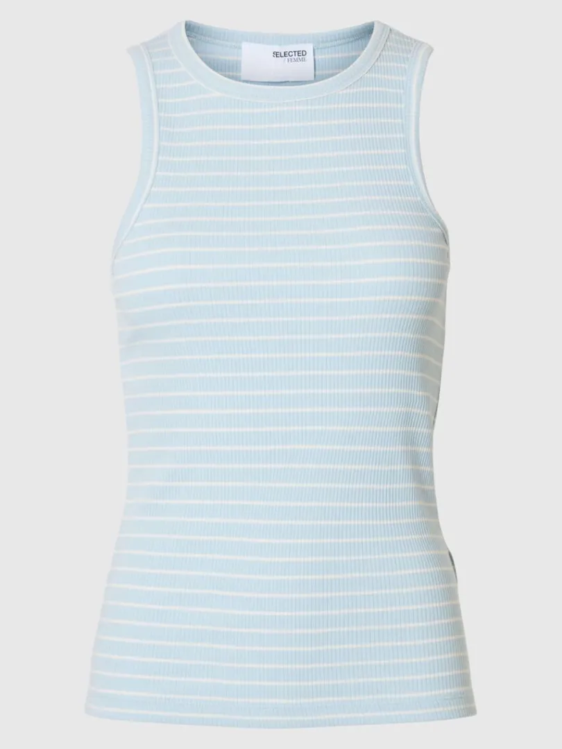 stribet_tanktop_5-1.webp Toppe Og Bluser>SELECTED STRIBET TANKTOP Blue