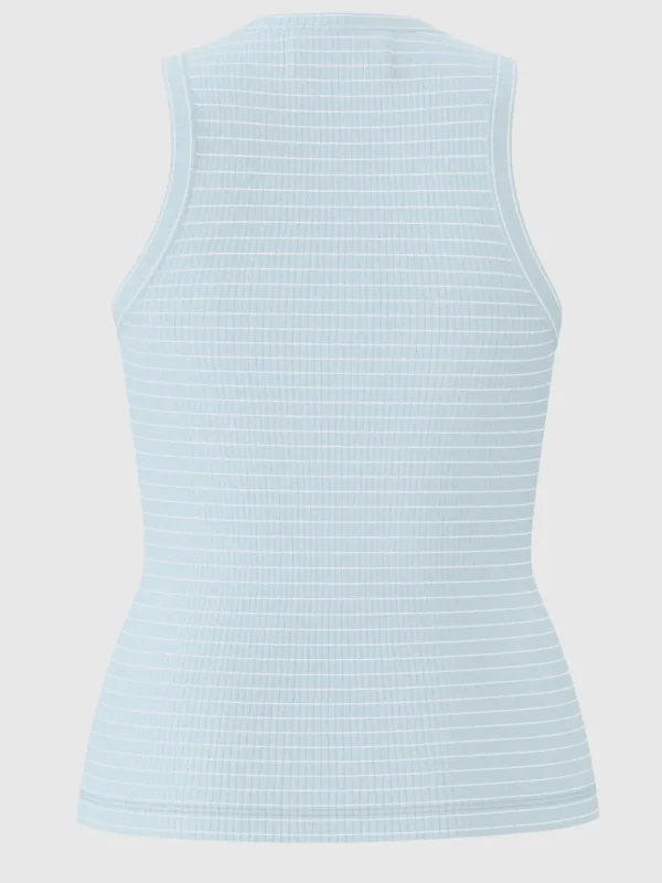 Toppe Og Bluser>SELECTED STRIBET TANKTOP Blue